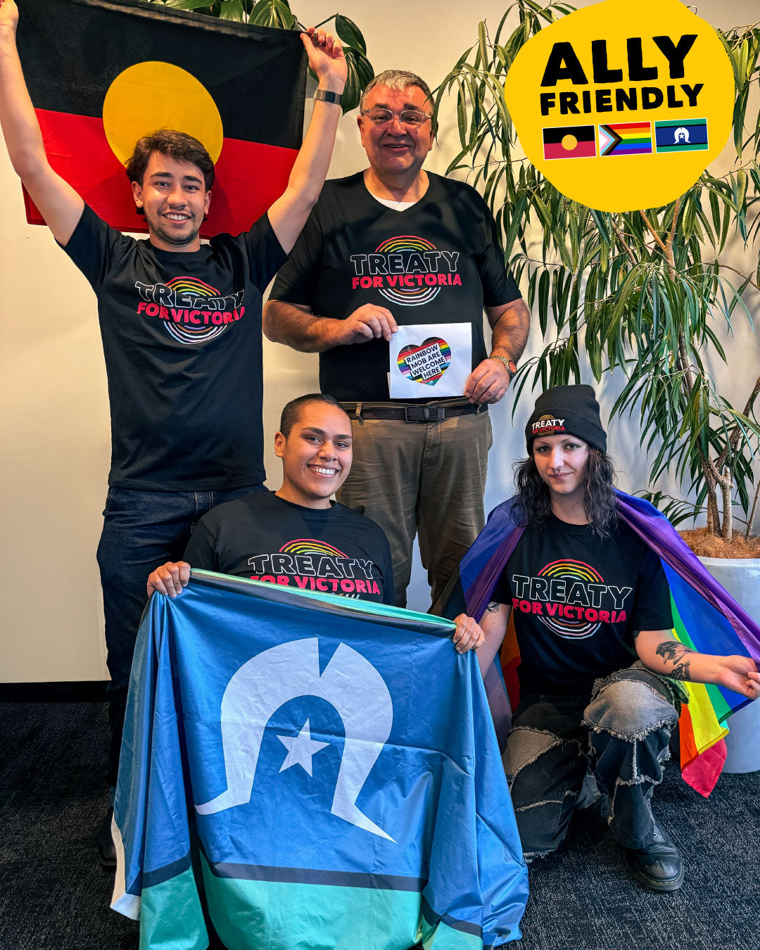 NEW! Rainbow Treaty T-shirt